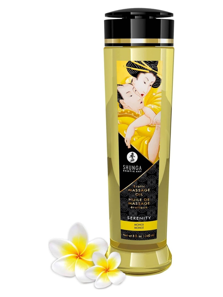 Shunga - Massasjeolje Serenity Monoi