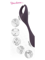 Illustrasjon som viser fem ulike bruksmåter for You2Toys parvibrator