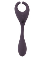 You2Toys parvibrator, sett forfra, viser Y-formet topp med kontrollknapper og innføringsdel