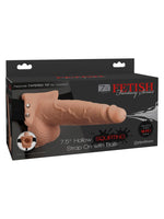 Fetish Fantasy hul sprutedildo strap-on 19 cm – i originalemballasje