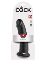 King Cock 23 cm Sort – realistisk dildo i originalemballasje