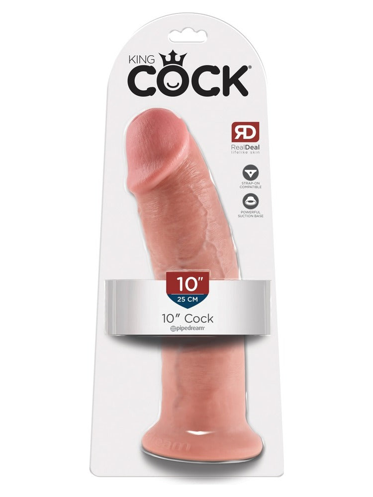 King Cock 25 cm Lys – realistisk dildo i originalemballasje