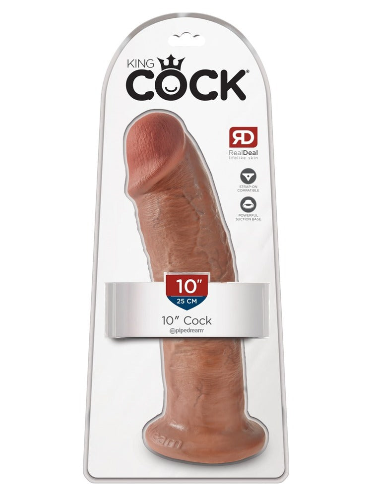 King Cock 25 cm Tan – realistisk dildo i originalemballasje