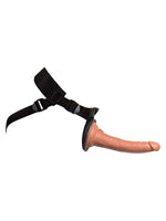 King Cock Elite Body Dock strap-on-sett – sele med dildo, sett fra siden
