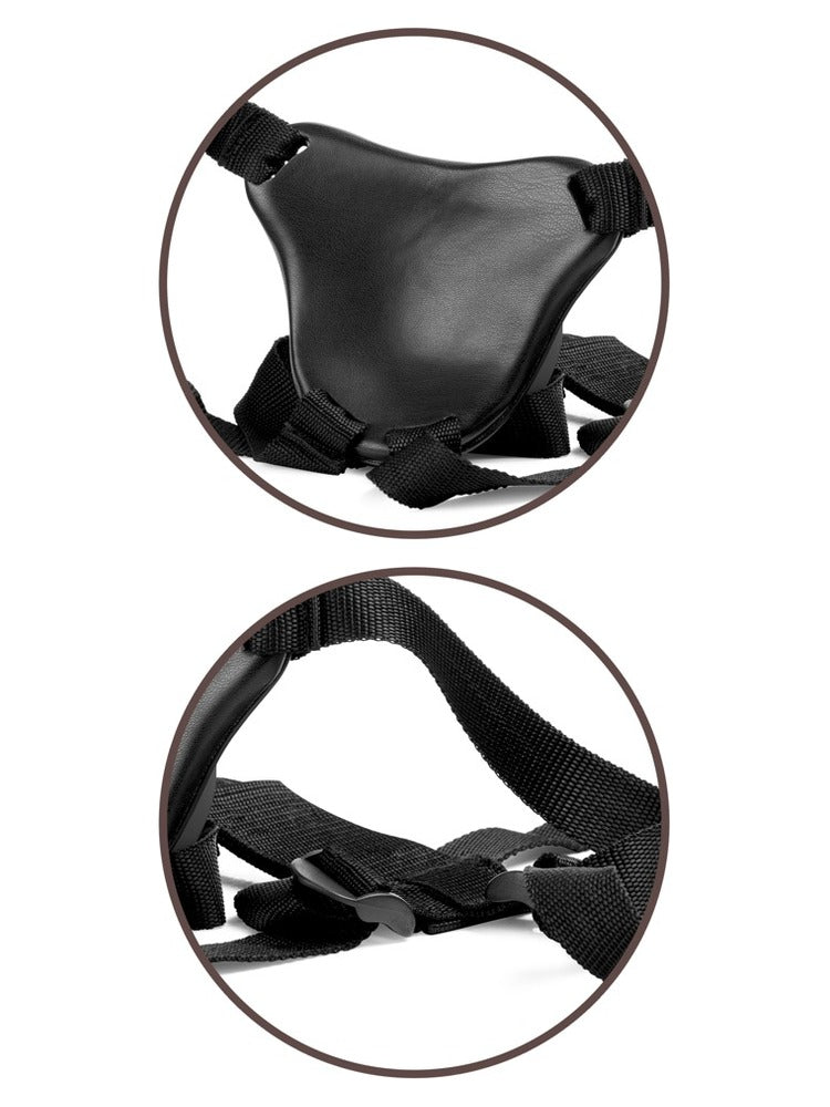 King Cock Elite Body Dock strap-on-sett – polstret frontplate og justerbare spenner