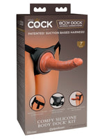 King Cock Elite Body Dock strap-on-sett – i originalemballasje