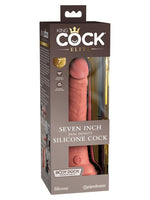 King Cock Elite 18 cm Lys – silikondildo i originalemballasje, sett forfra