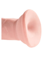 King Cock Plus 6" Triple Density – den solide sugekoppen under på dildoen