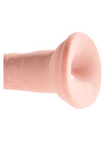 King Cock Plus 8" Triple Density – den solide sugekoppen under på dildoen