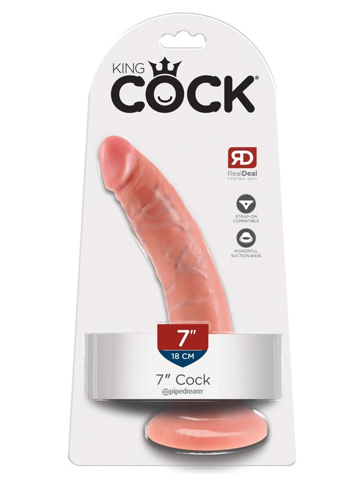 King Cock 7" – realistisk dildo i originalemballasje