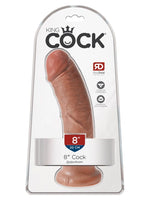 King Cock 8" Tan – realistisk dildo i originalemballasje