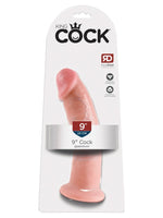 King Cock 9" – realistisk dildo i originalemballasje
