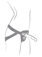 ROMP Piccolo Pegging Kit – illustrasjon av strap-on-selen i bruk