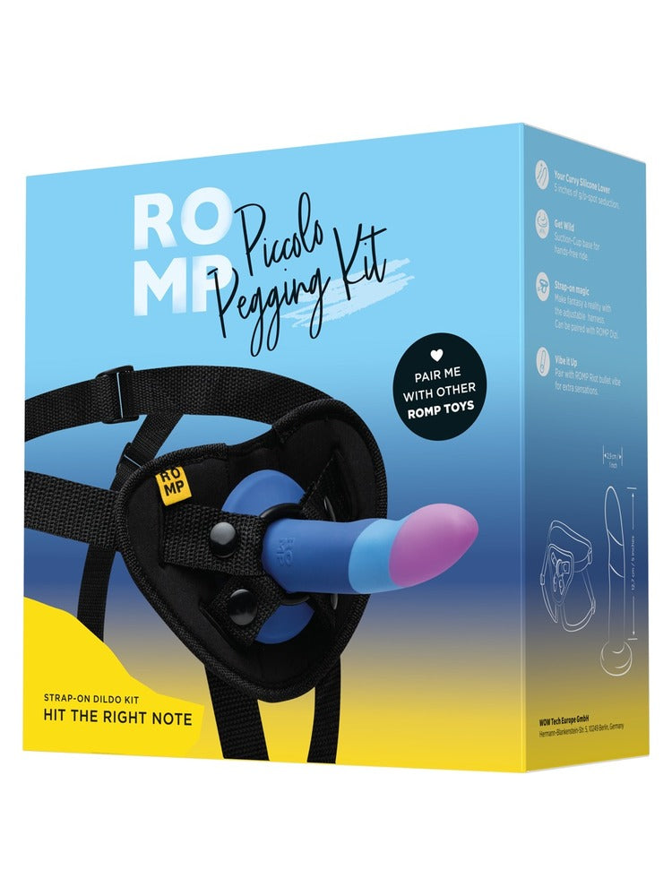ROMP Piccolo Pegging Kit – strap-on-sett i originalemballasje