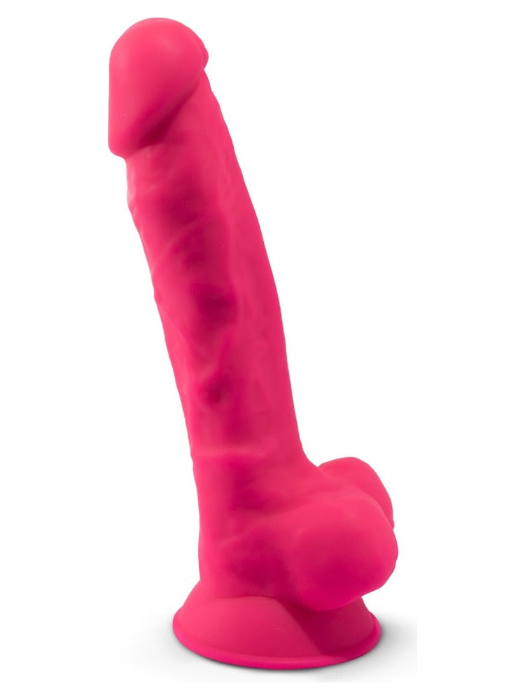 Silexd 7" – rosa realistisk dildo i formbar silikon med sugekopp